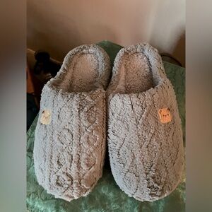 Fuzzy Slip-On Slippers